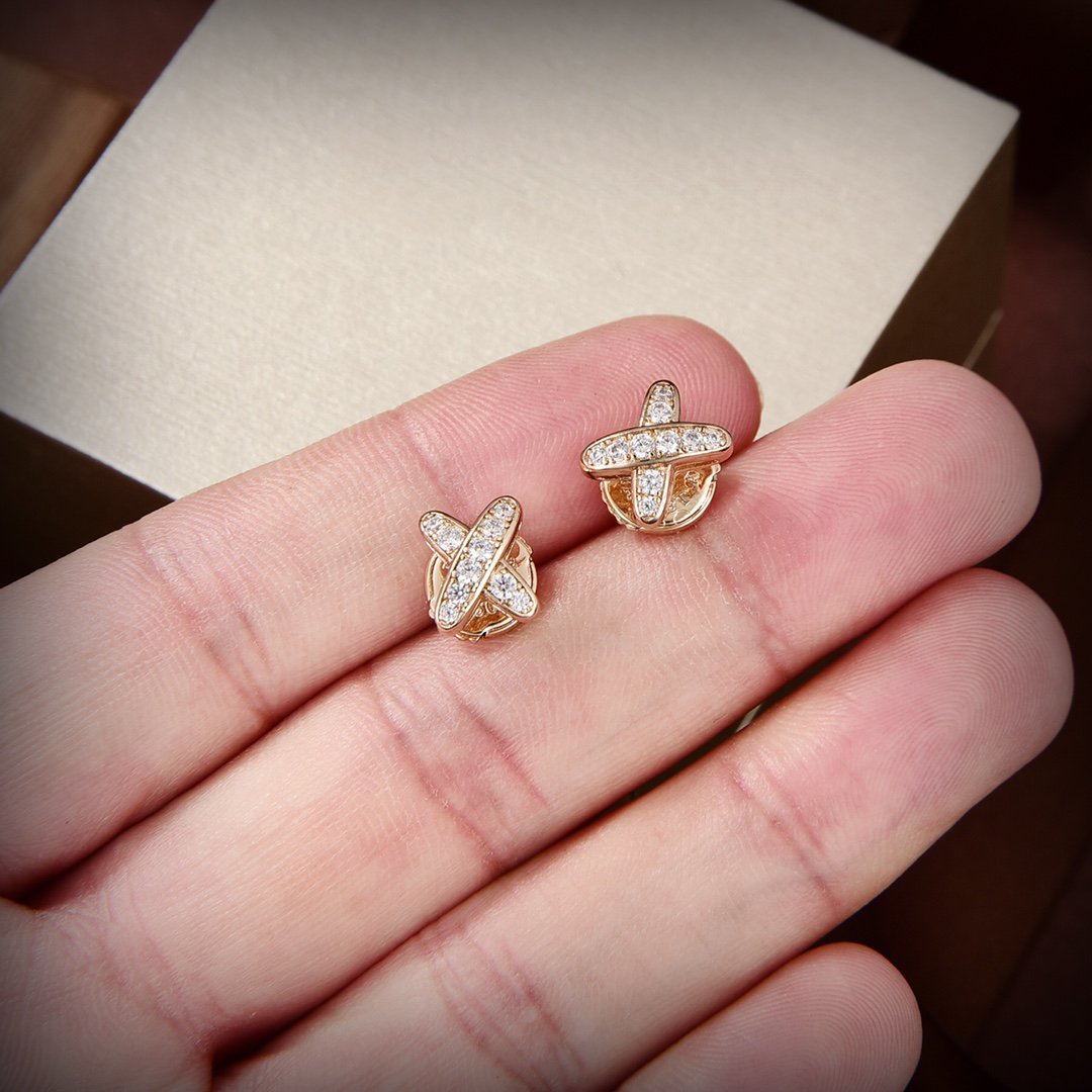 [Favorite]GOLDBESETZTE DIAMANT-OHRRINGE