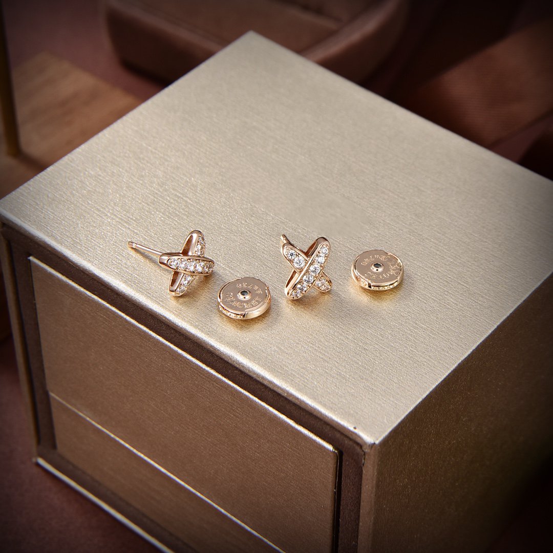 [Favorite]GOLDBESETZTE DIAMANT-OHRRINGE