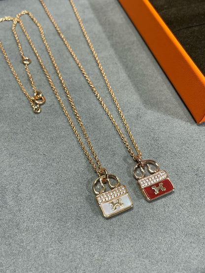 [Favorite]H CIRCE MOISSANITE PENDANT NECKLACE GOLD