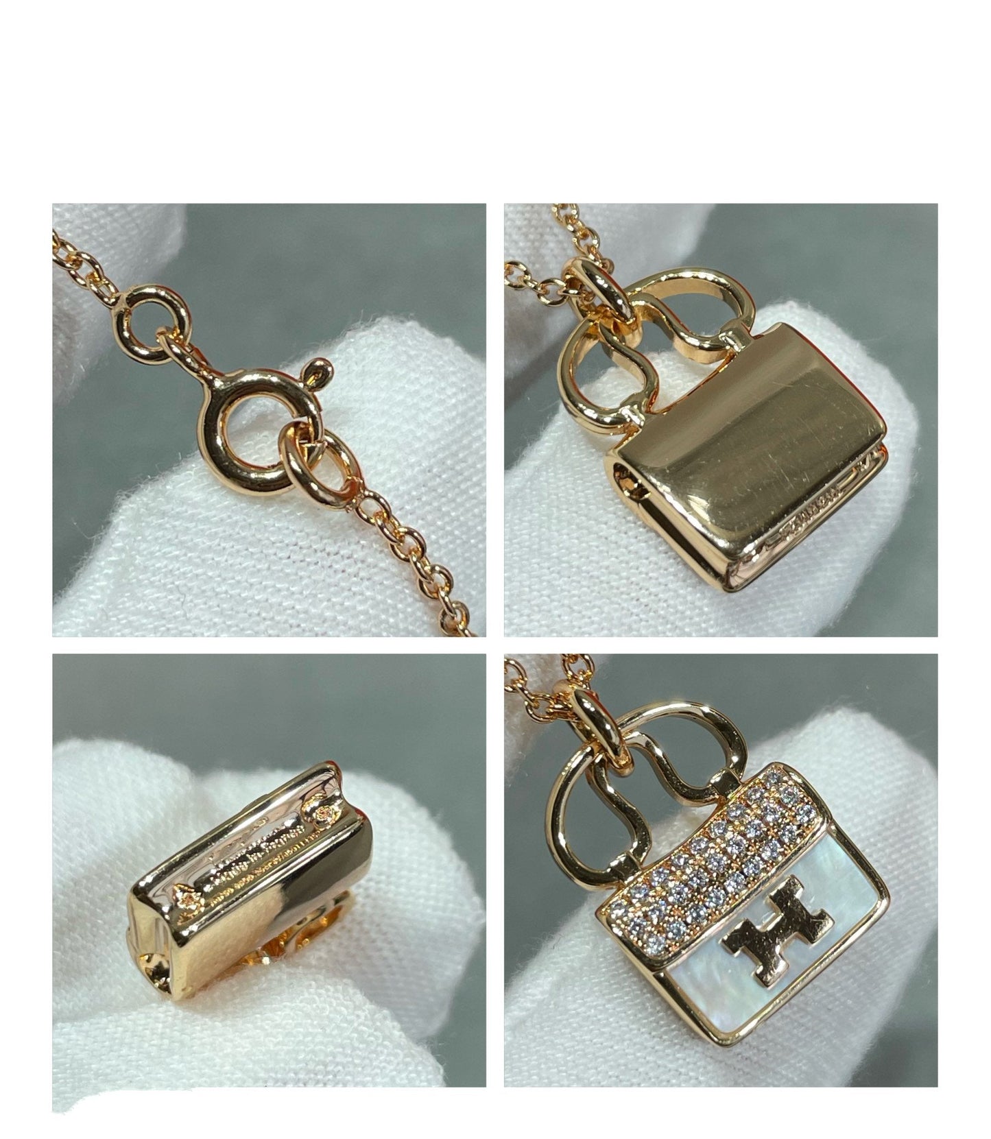 [Favorite]H CIRCE MOISSANITE PENDANT NECKLACE GOLD