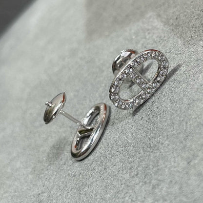 [Favorit] HM VOLLSTÄNDIGE DIAMANT SCHWEINE NASE OHRRINGE