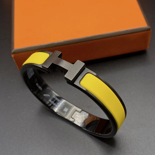 [Favorite]CLIC HM SO BLACK YELLOW BRACELET