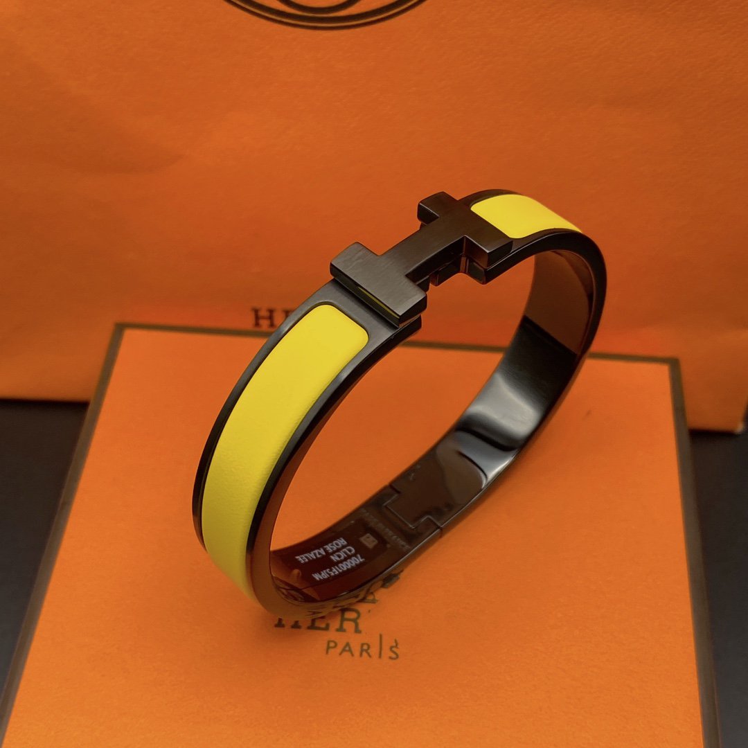 [Favorite]CLIC HM SO BLACK YELLOW BRACELET
