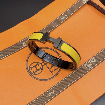 [Favorite]CLIC HM SO BLACK YELLOW BRACELET