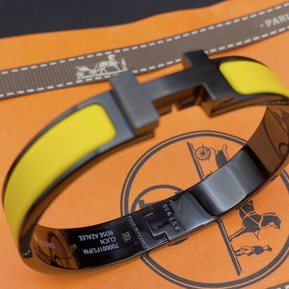 [Favorite]CLIC HM SO BLACK YELLOW BRACELET