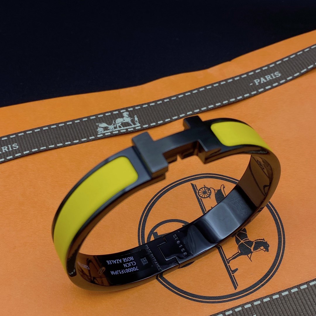[Favorite]CLIC HM SO BLACK YELLOW BRACELET
