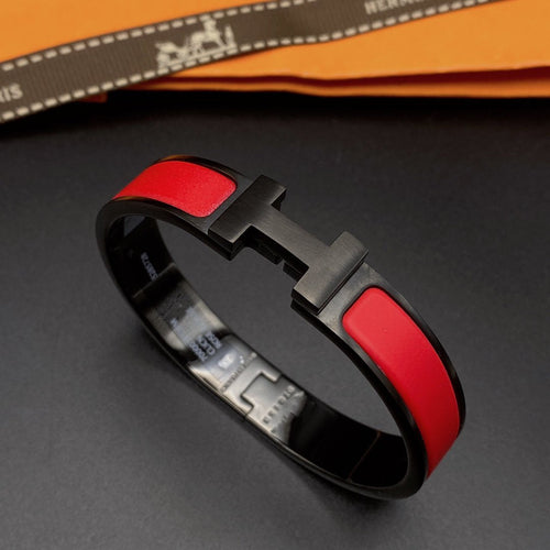 [お気に入り]CLIC HM ソーブラックレッドブレスレット