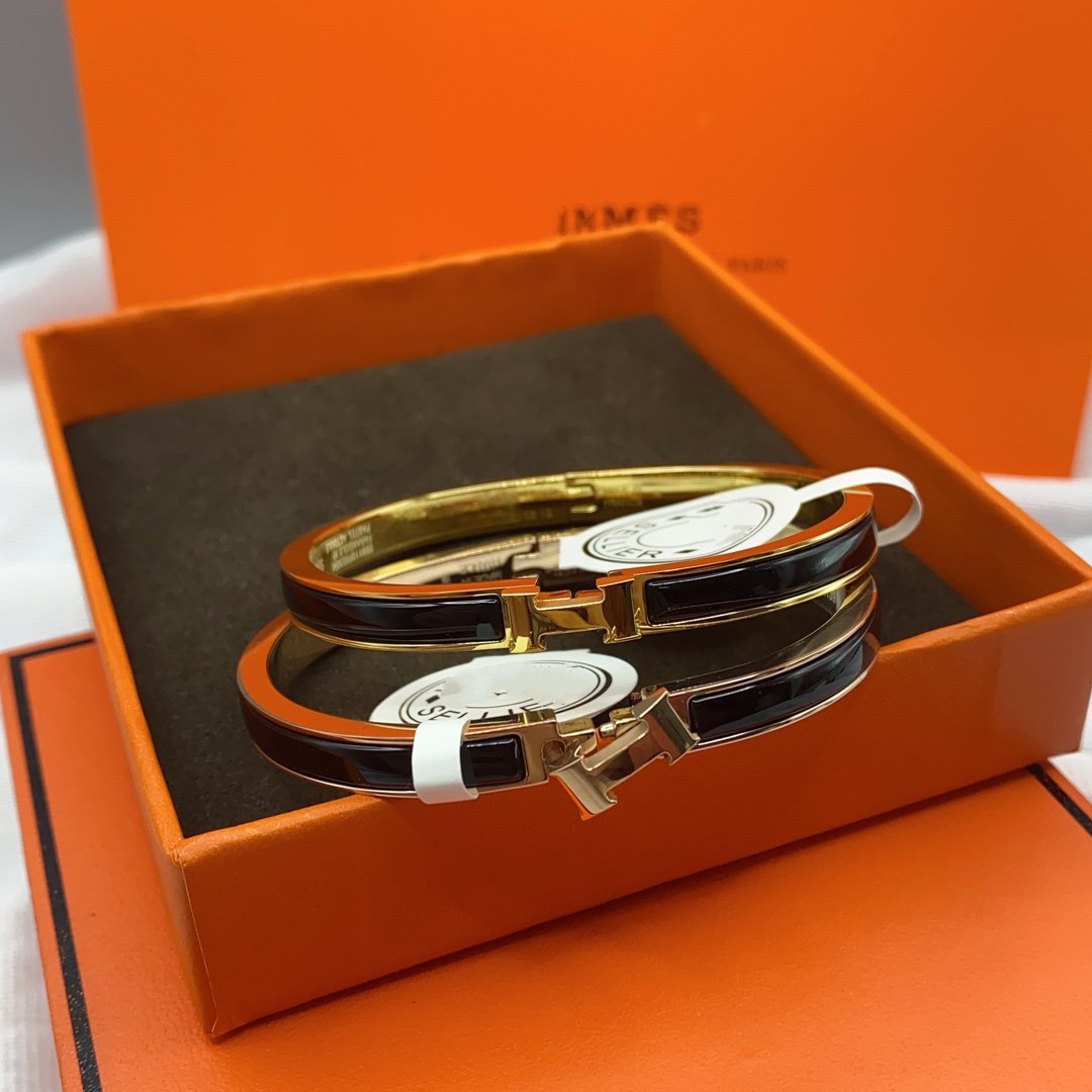 [Favorite]CLASSIC HM CLIC BLACK 8MM ENAMEL BRACELET