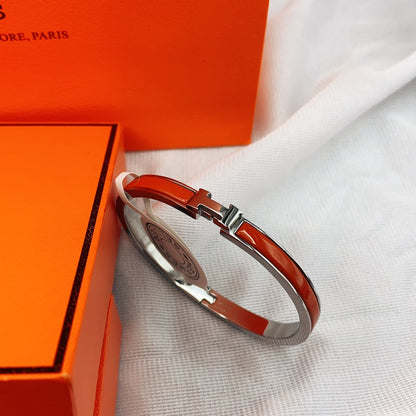 [Favorite]KLASSISCHES HM KLICK ROT 8MM EMAILLE ARMBAND