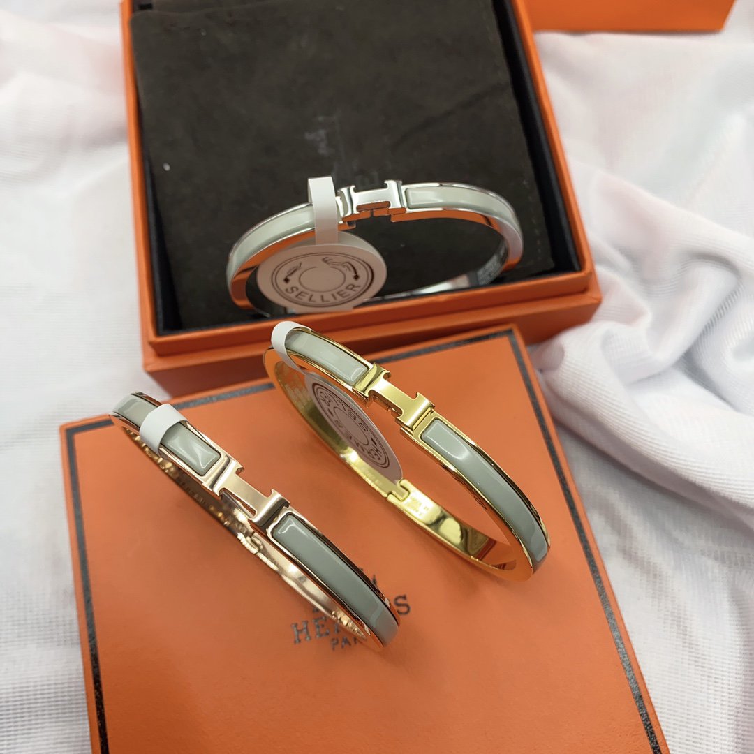 [Favorit]KLASSISCHES HM KLICK GRÜNES 8MM EMAILLE-ARMBAND