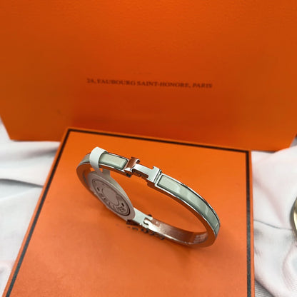 [Favorit]KLASSISCHES HM KLICK GRÜNES 8MM EMAILLE-ARMBAND