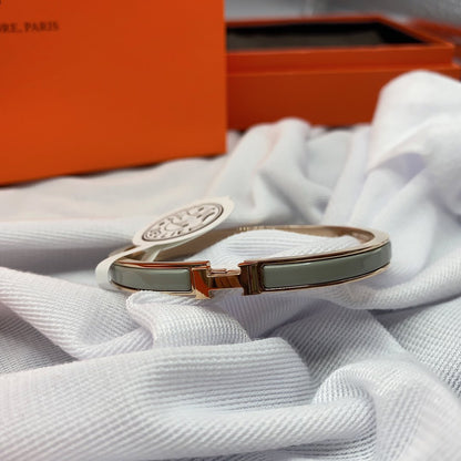 [Favorit]KLASSISCHES HM KLICK GRÜNES 8MM EMAILLE-ARMBAND