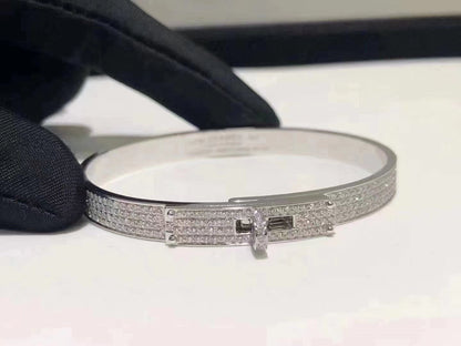 [Favorite]HM KELLY BRACELET IN SILVER AND FULL PAVE DIAMOND