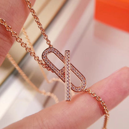 [Favorite]HM FIRE PIG NOSE NECKLACE TRENDY STREET