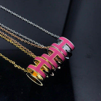 [Lieblings-]H HALSKETTE ROSA