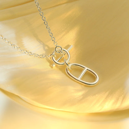[Favorit]HM KETTE ANKER ANHÄNGER HALSKETTE STERLING SILBER