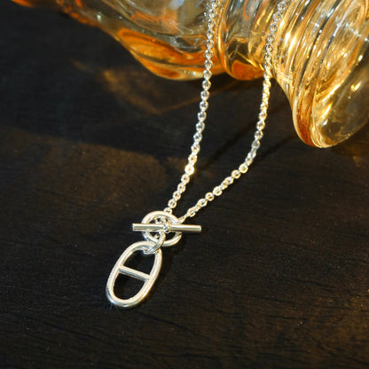 [Favorit]HM KETTE ANKER ANHÄNGER HALSKETTE STERLING SILBER