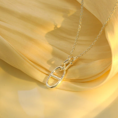 [Favorit]HM KETTE ANKER ANHÄNGER HALSKETTE STERLING SILBER