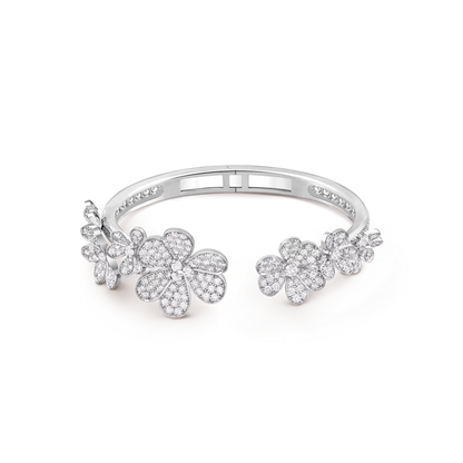 [Favorite]LUMINOUS BLOSSOM OPEN BANGLE