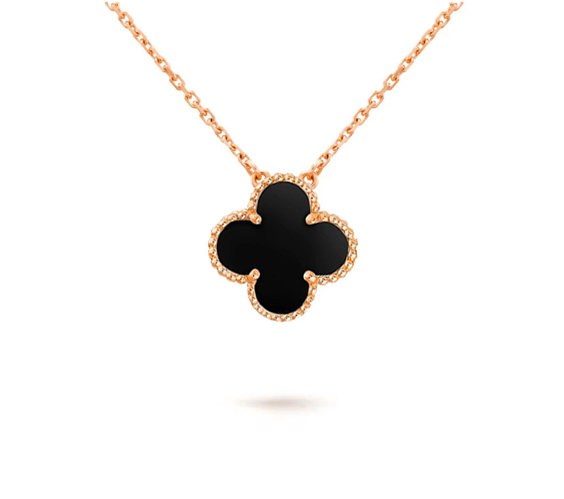 [Favorite]15MM CLOVER FLOWER PENDANT NECKLACE COLLECTION