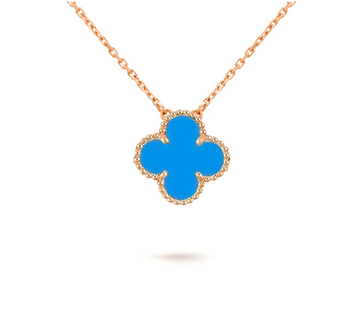 [Favorite]15MM CLOVER FLOWER PENDANT NECKLACE COLLECTION