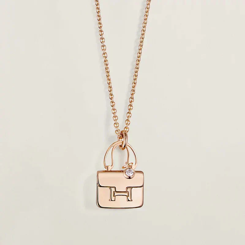 [Favorite]AMULETTE ANHÄNGER ROSÉGOLD KETTE