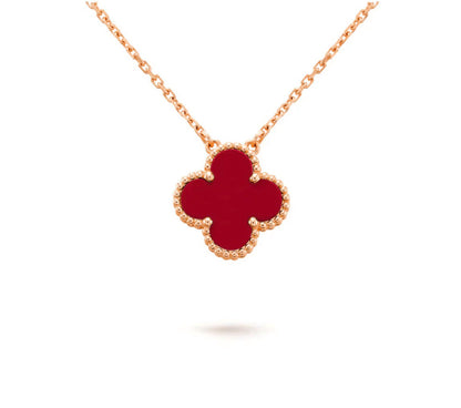[Favorite]15MM CLOVER FLOWER PENDANT NECKLACE COLLECTION