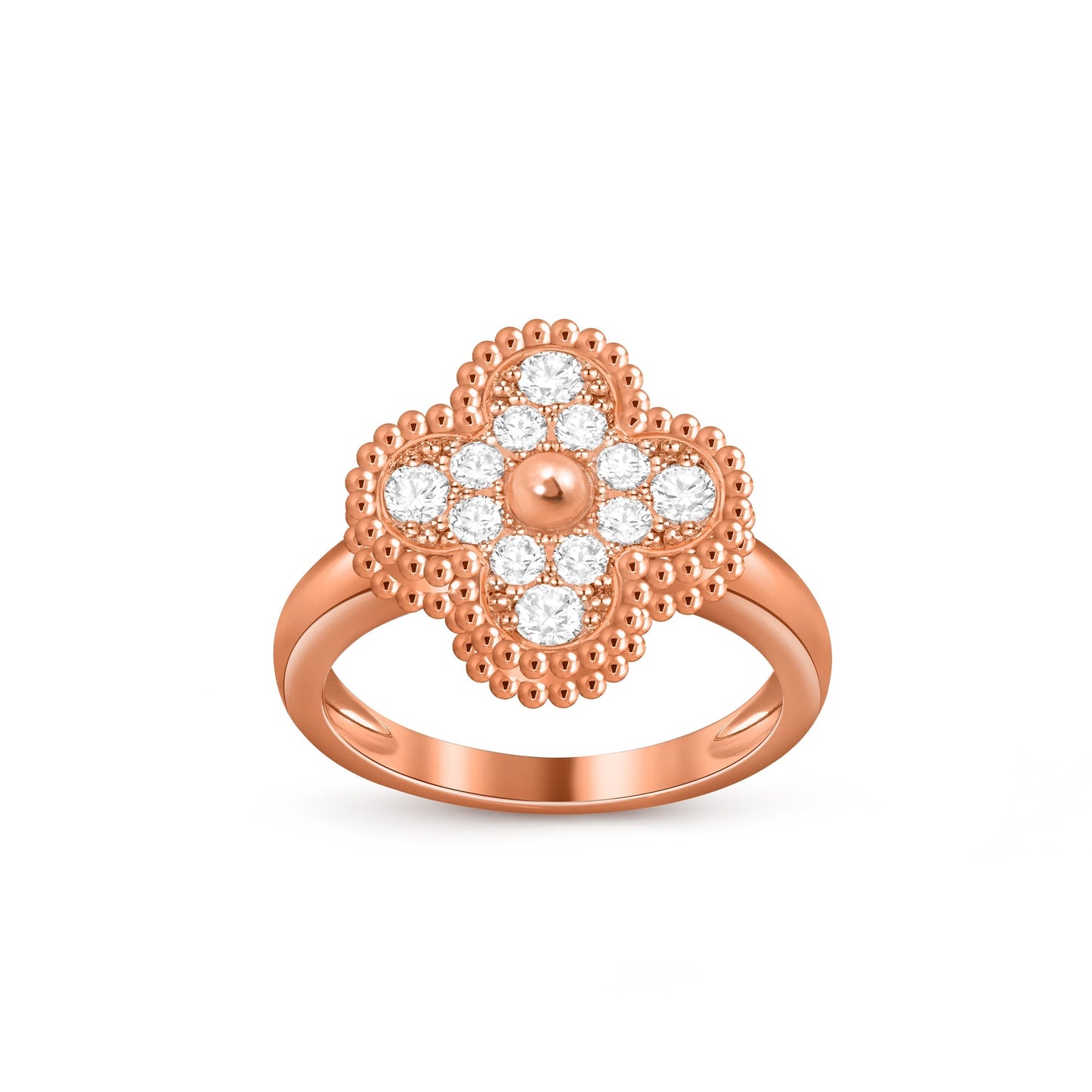 [Favorite]LUCKY CLOVER VINTAGE ROSE GOLD RING COLLECTION
