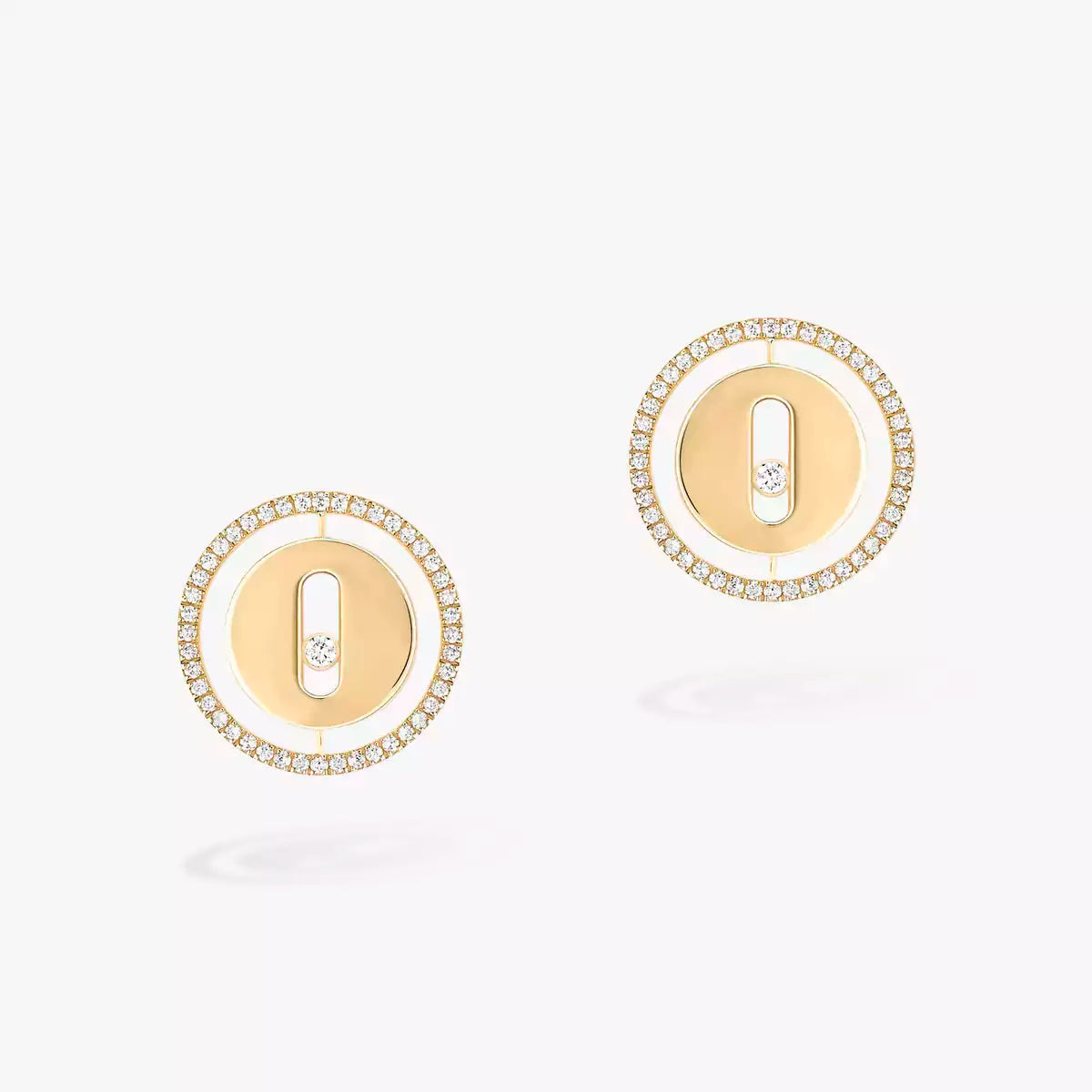 [Favorite]LUCKY MOVE DIAMOND EARRINGS