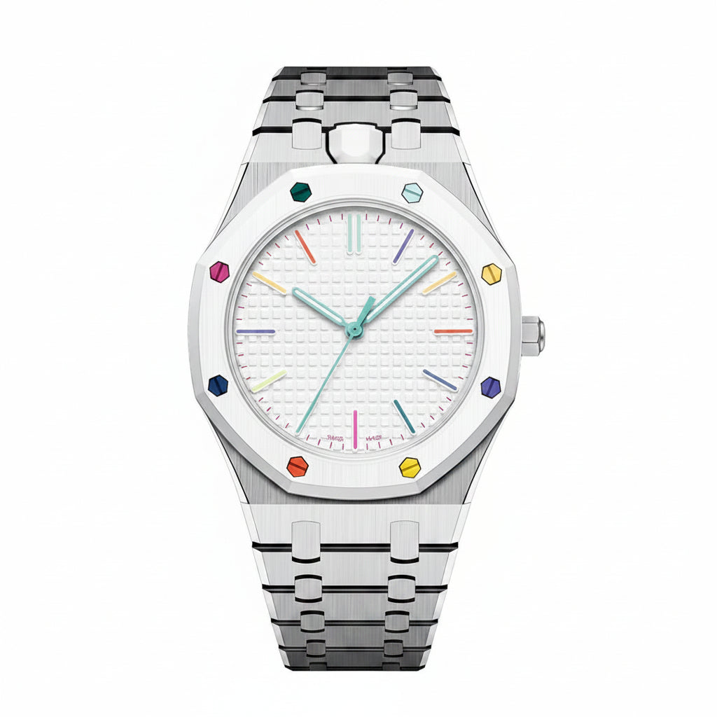 [Favorite]OAK POP EXCLUSIVE SILVER STEEL STRAP