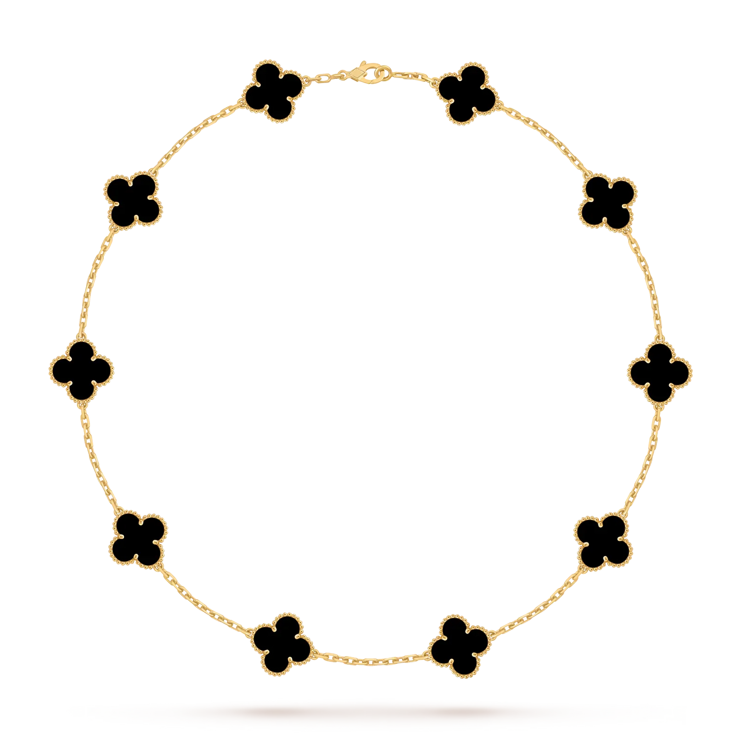 [Favorite]CLASSIC LUCKY 10-MOTIF CLOVER NECKLACE GOLD COLLECTION