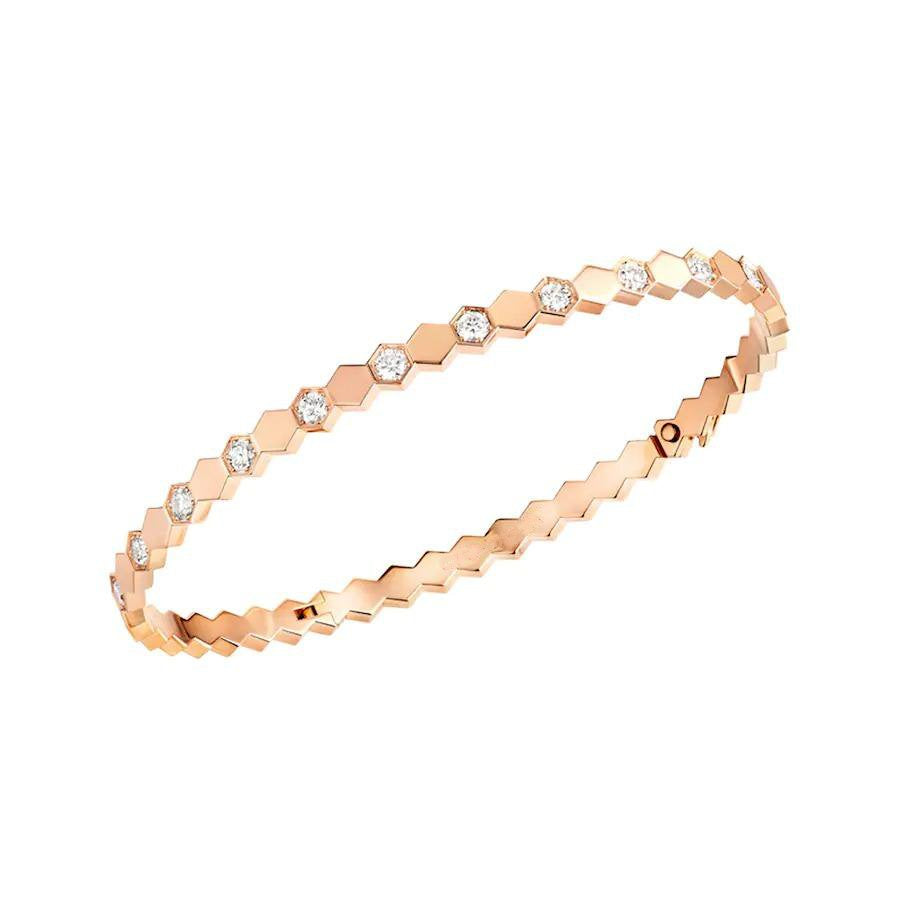 [Favorite]BEE LOVE ROSE GOLD DIAMOND BRACELET