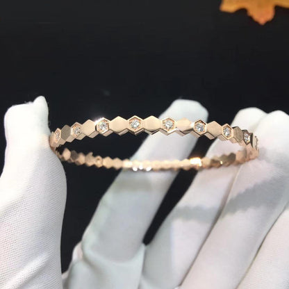 [Favorite]BEE LOVE ROSE GOLD DIAMOND BRACELET