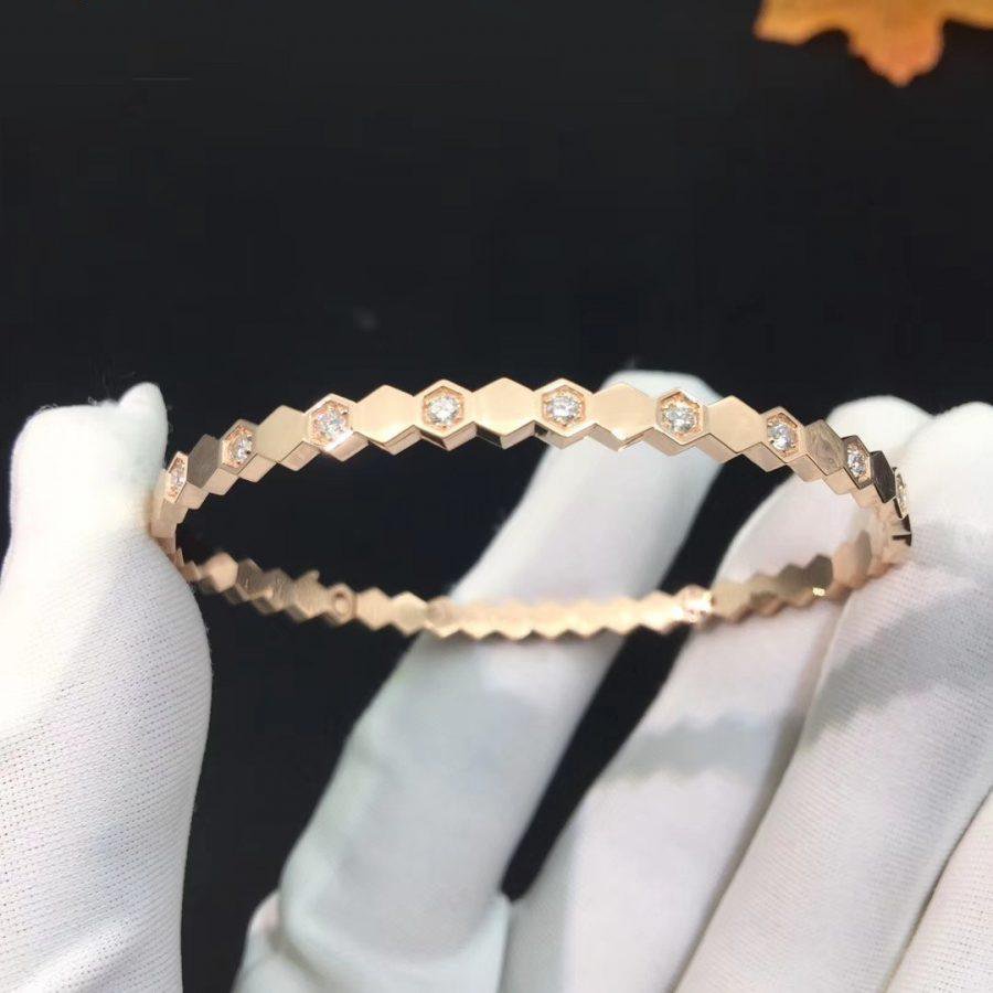 [Favorite]BEE LOVE ROSE GOLD DIAMOND BRACELET