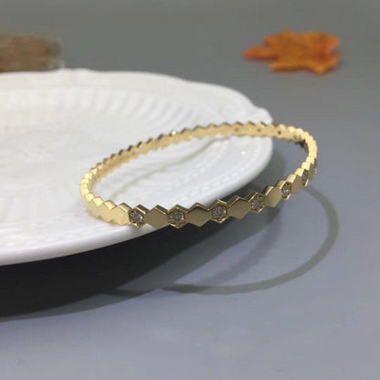 [Favorite]BEE LOVE GOLD DIAMOND BRACELET