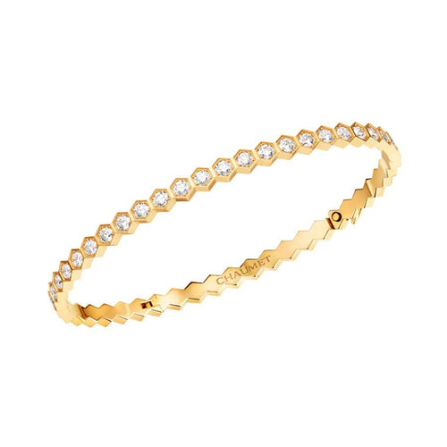 [Lieblingsstück]BEE LOVE GOLD ARMREIF VOLLSTÄNDIG MIT DIAMANTEN BESETZT