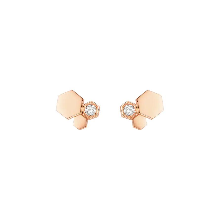[Favorite]BEE LOVE ROSÉGOLD DIAMANT OHRRINGE