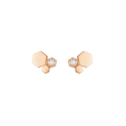[Favorite]BEE LOVE ROSÉGOLD DIAMANT OHRRINGE