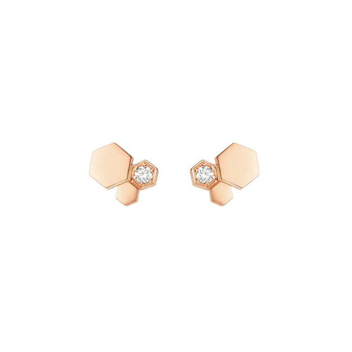 [Favorite]BEE LOVE ROSÉGOLD DIAMANT OHRRINGE