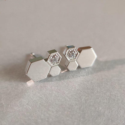 [Favorit]BEE LOVE SILBER DIAMANT OHRRINGE