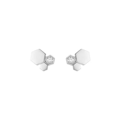 [Favorit]BEE LOVE SILBER DIAMANT OHRRINGE