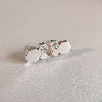 [Favorit]BEE LOVE SILBER DIAMANT OHRRINGE