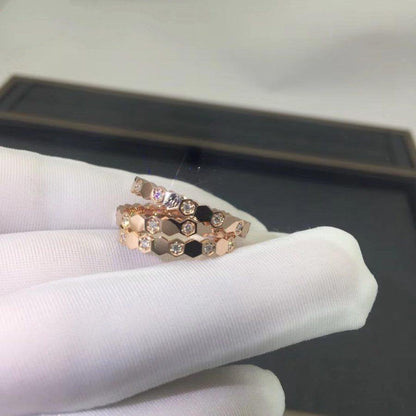 [Liebling]BEE LOVE RING ROSE GOLD DIAMANT