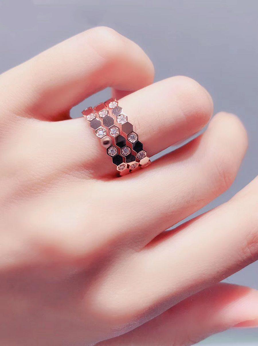 [Liebling]BEE LOVE RING ROSE GOLD DIAMANT