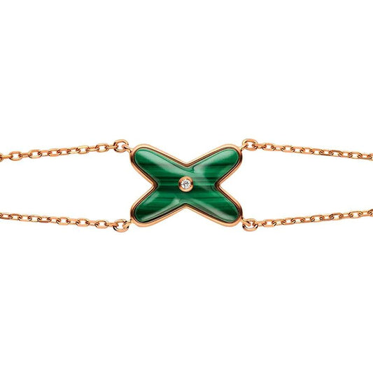 [Favorite]JEUX BRACELET MALACHITE ROSE GOLD 1 DIAMOND
