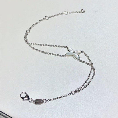 [Favorit]JEUX ARMBAND WEISS PERLMUTT SILBER 1 DIAMANT