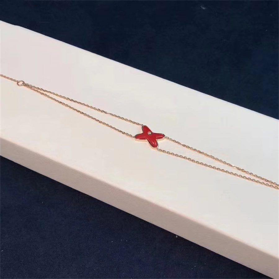 [Favorite]JEUX ARMBAND CARNELIAN ROSE GOLD 1 DIAMANT