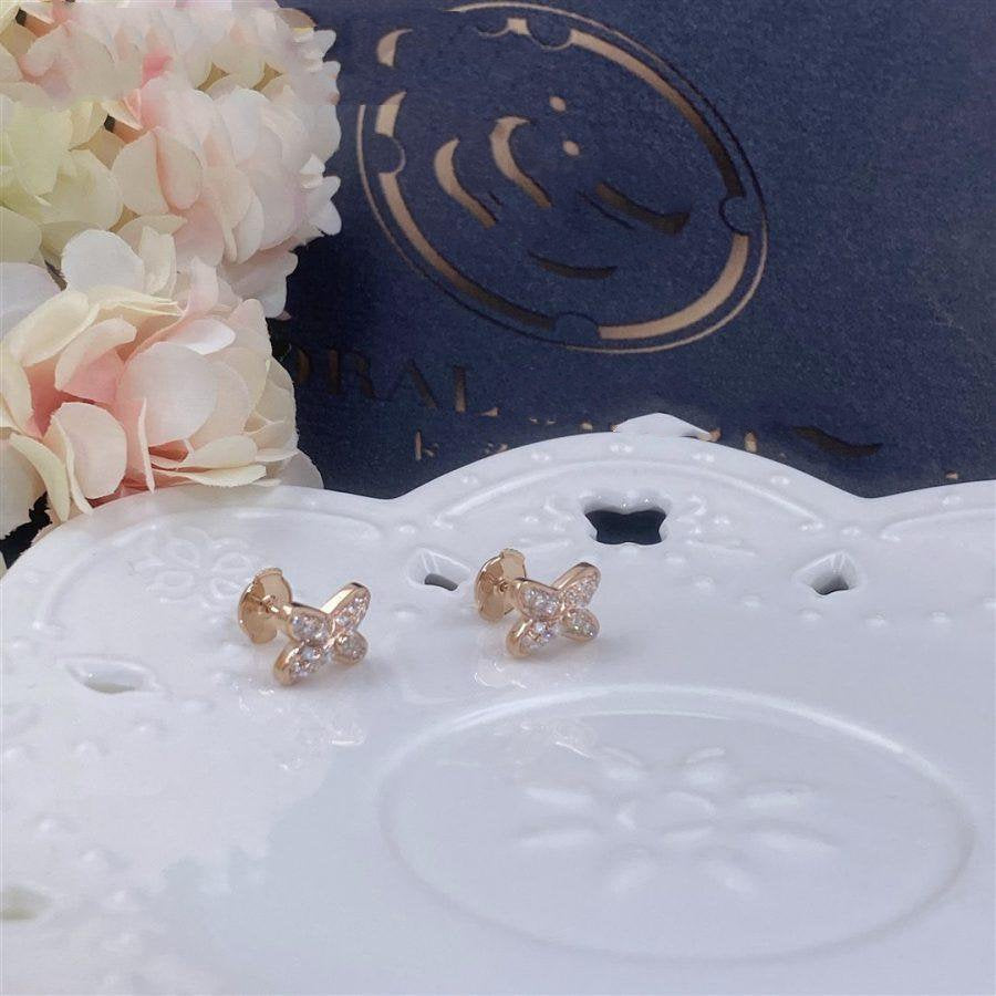 [Favorite]JEUX DE ROSE GOLD DIAMANT OHRRINGE