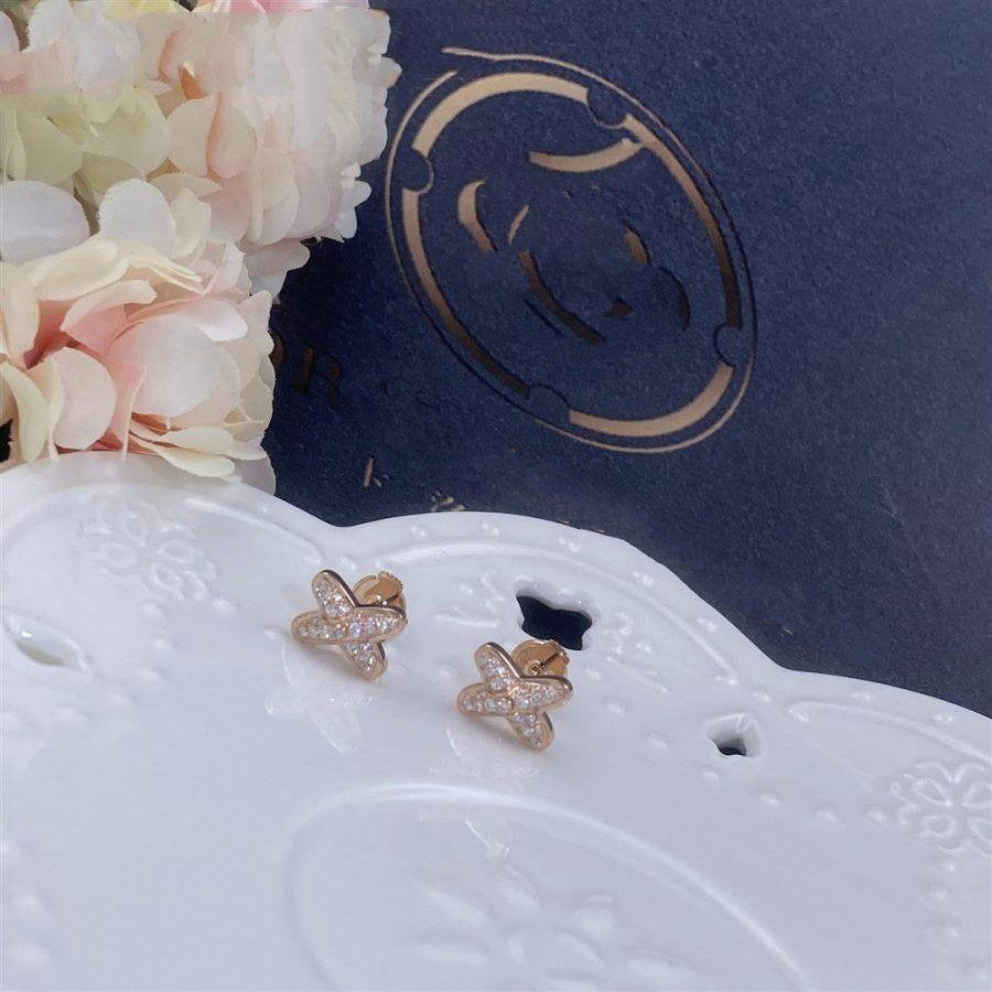 [Favorite]JEUX DE ROSE GOLD DIAMANT OHRRINGE