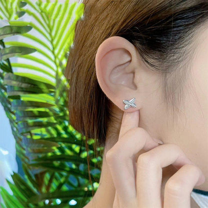 [Favorite]JEUX DE SILVER DIAMOND EARRINGS